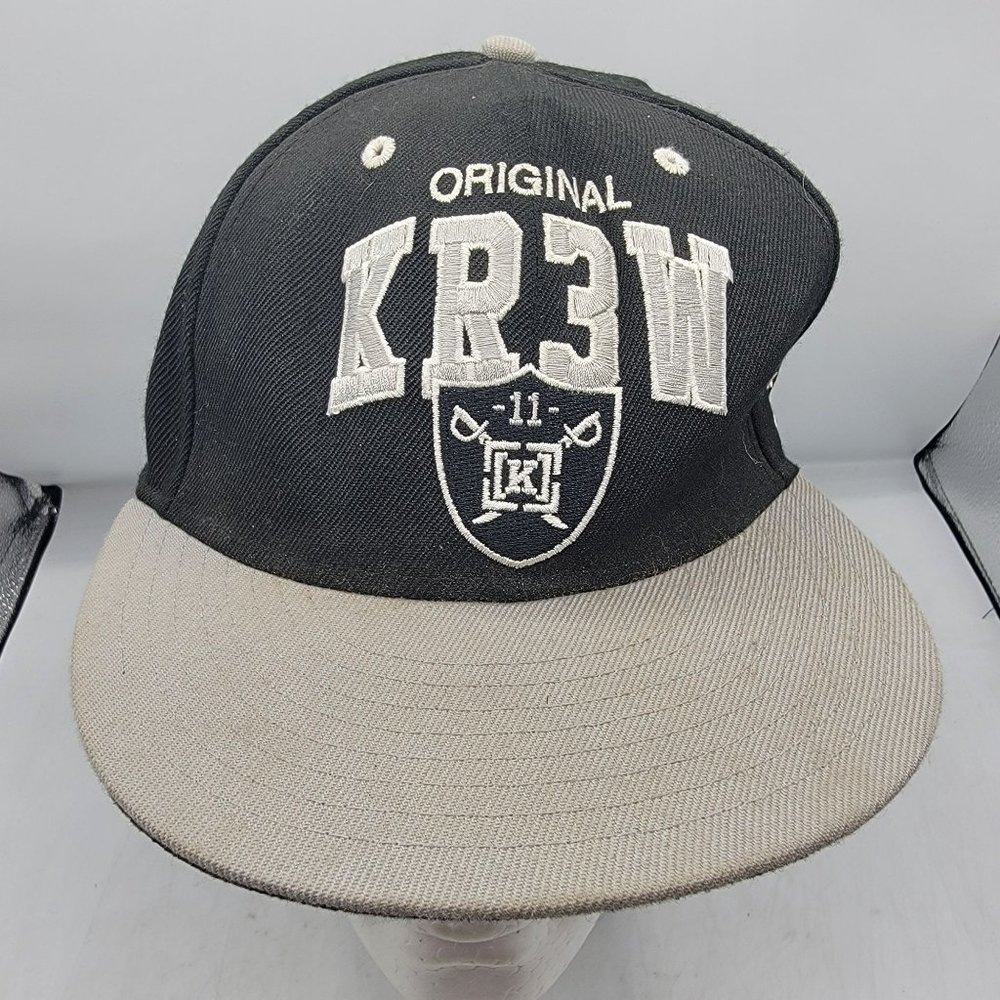 Kr3w KrewAdults Hat Black Casual Outdoors Acrylic Wool Cap Street Wear